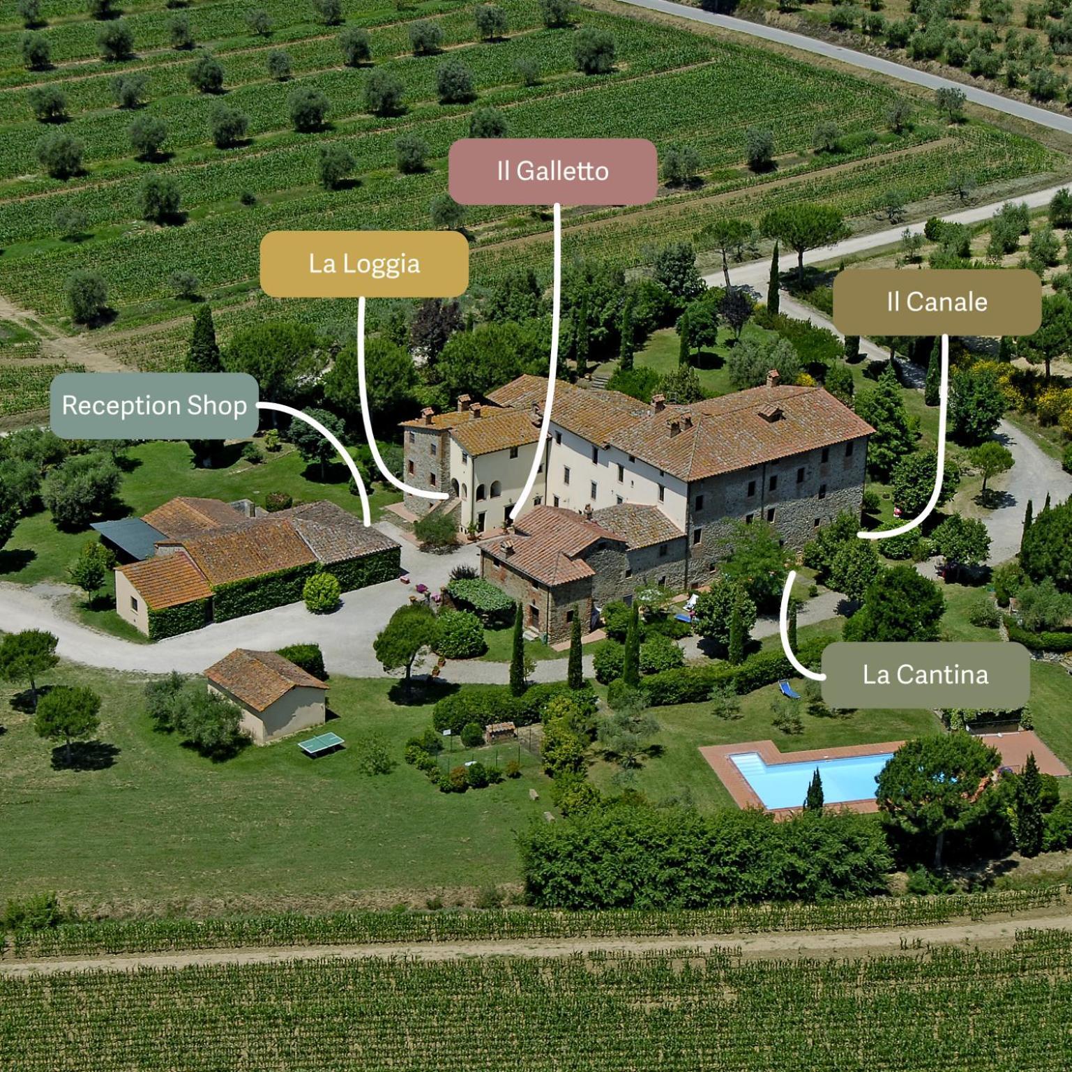 La Fattoria Del Rio Di Sopra - Agriturismo Baldeschi Tuoro sul Trasimeno Eksteriør bilde